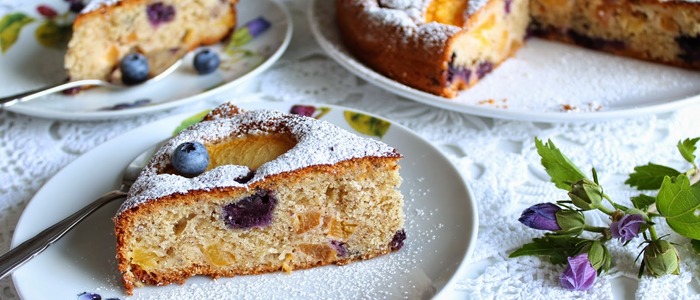 пирог с черникой в духовке