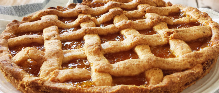 песочный пирог с вареньем на скорую руку