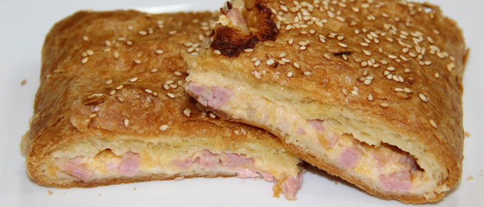 пирог с ветчиной и сыром из лаваша