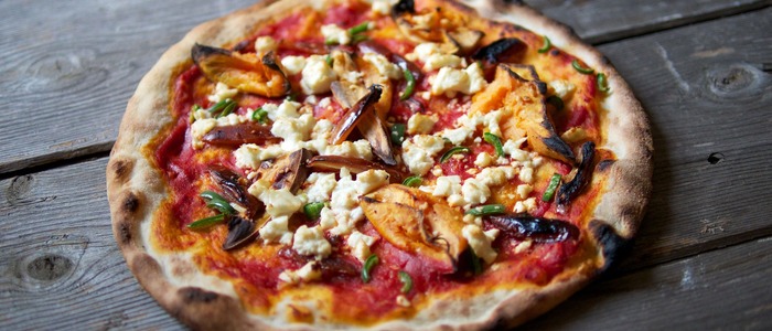 пицца на кефире за 10 минут