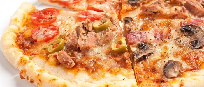 пицца на кефире за 10 минут