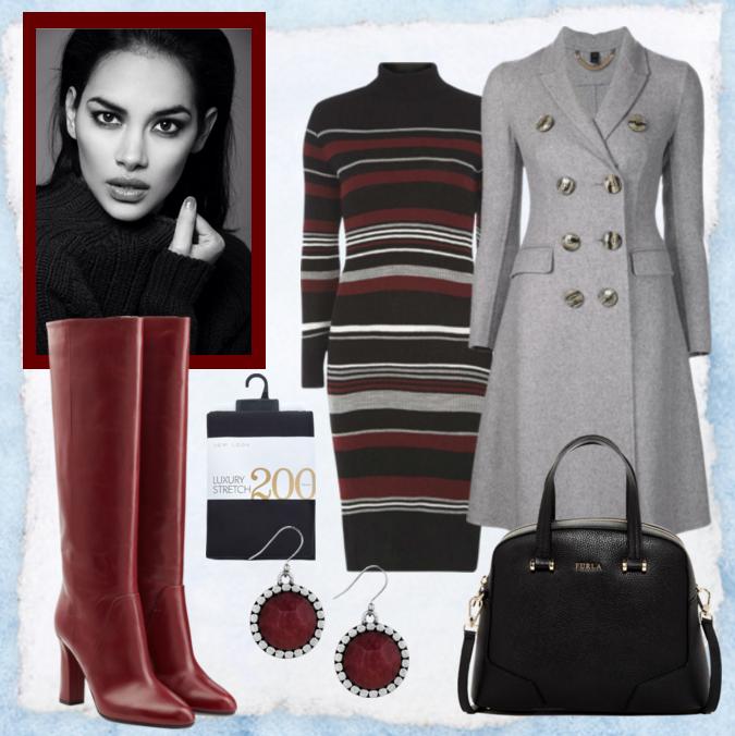 Полосатое платье Платье в полоску