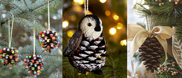 Елочная игрушка из шишек своими руками Игрушка из шишек своими руками