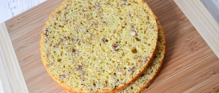 постный бисквит без яиц, постный бисквит в мультиварке