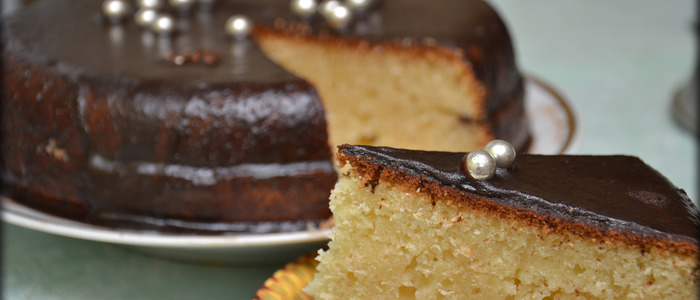 апельсиновый постный манник