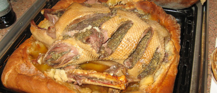 Гусь в тесте рецепт гуся в тесте..