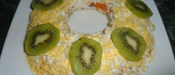 салат “Малахитовый браслет” салат “Малахитовый браслет” с курицей.