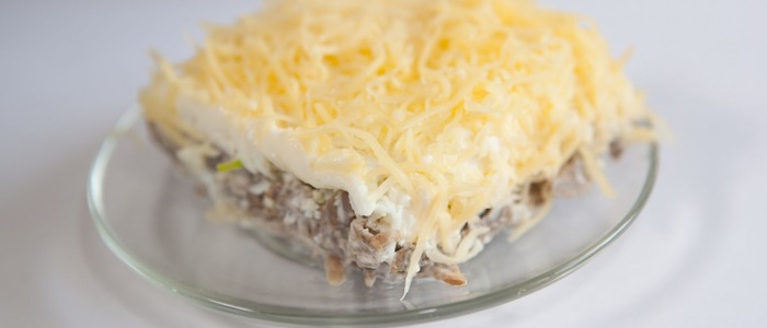 салат Мужской каприз салат Мужской каприз с грибами..