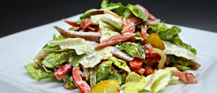 салат Мужской каприз салат Мужской каприз с курицей.