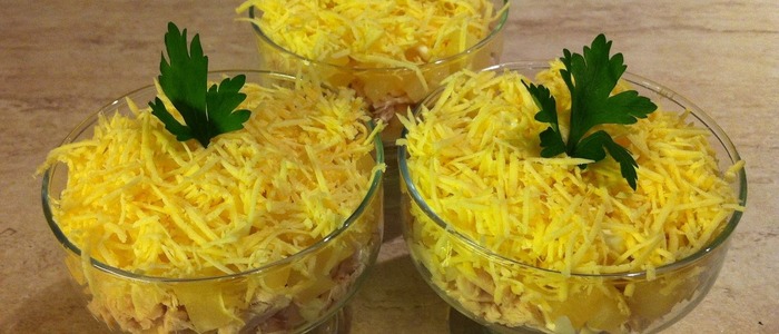 салат Мужской каприз салат Мужской каприз с курицей