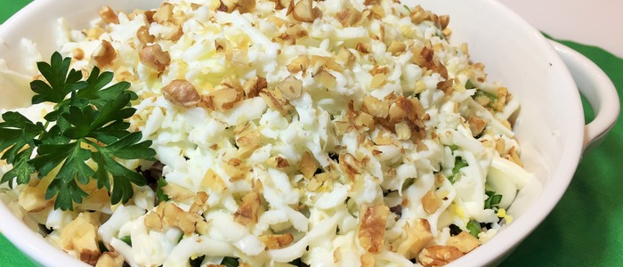 салат Мужской каприз салат Мужской каприз с ветчиной