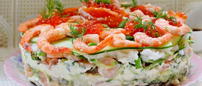 салат «Суши» с крабовыми палочками