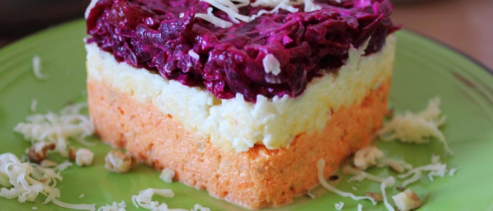 классический салат любовница