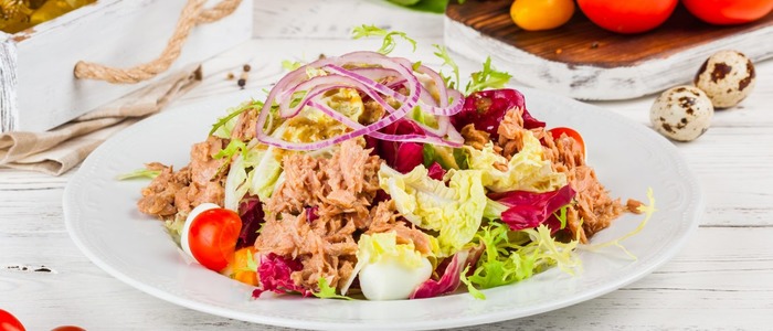 легкий салат на завтрак