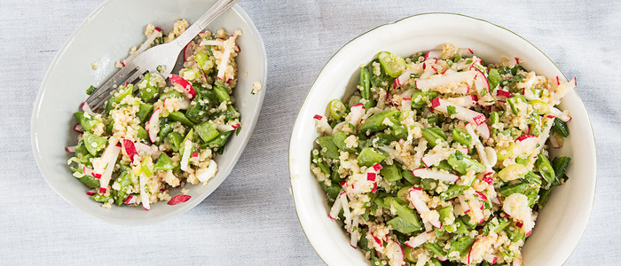 салат с киноа и тыквой