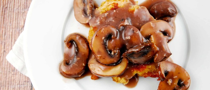 сливочно-грибной соус из шампиньонов