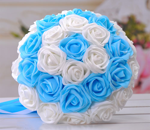 Свадебный букет из атласных лент Свадебный букет из пионов