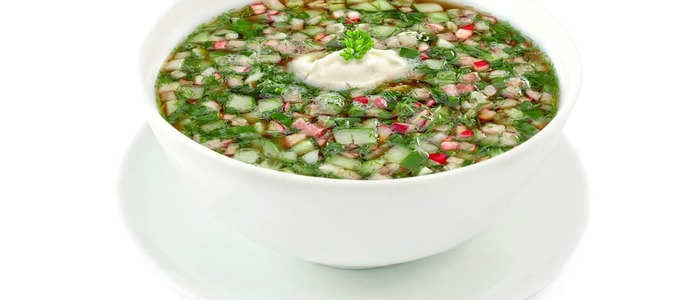 окрошка на квасе вкусная окрошка на квасе