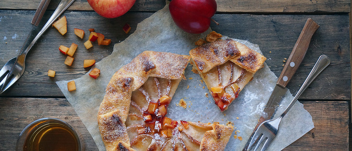 галета с яблоками яблочная галета