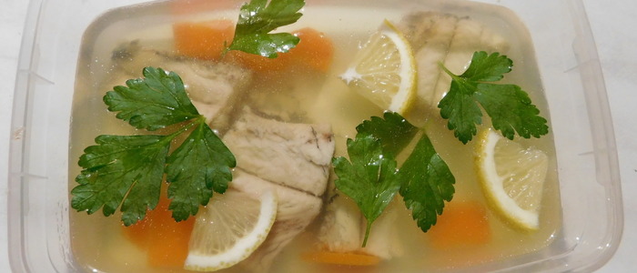 заливное из рыбы без желатина..