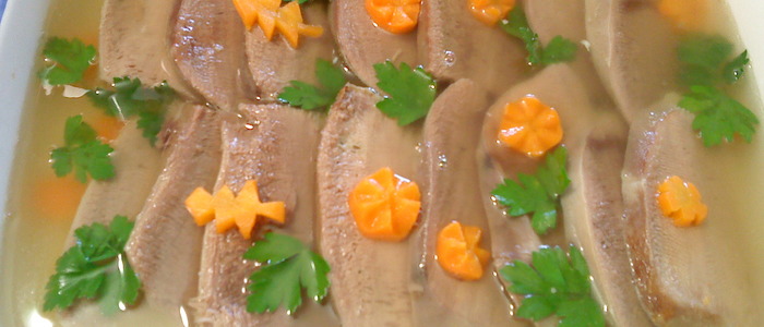 заливное из свиного языка заливное из свиного языка с желатином