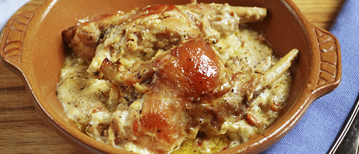 Заяц в сметане в духовке Заяц в сметане вкусный